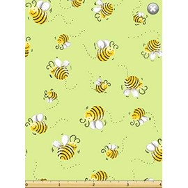 Susybee Sweet Bees SB20197 820 Green Bees BTY