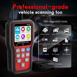 CHUSYYRAY OBD2 Scanner Engine Code Reader ABS Full System all Car Diagnostic Tool
