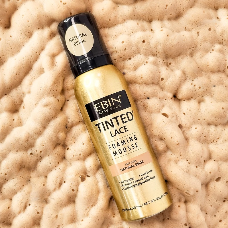 EBIN NEW YORK Tinted Lace Foaming Mousse - Natural Beige,