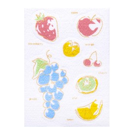 Sanko Toilet Deodorizing Sheet, Fruit, 9.8 x 7.1 inches (25 x 18 cm) (1 Sheet), For Tanks, Ammonia, Deodorizing Treatment, Toilet Tank, Paste and Remove, Seal, Catechin Containing, Odor Prevention,