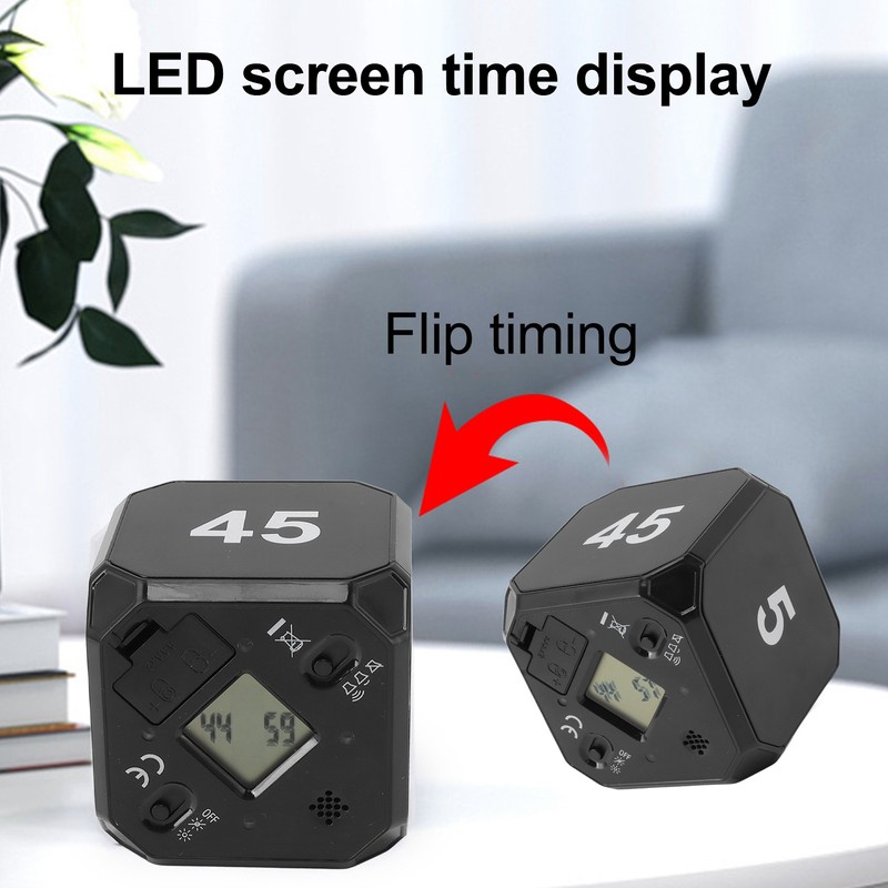 Kitchen Timer Portable Modes Adjustable 5 15 25 45 Min