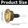 HAFRILY Toilet Flush Button Adjustable Toilet Push Button Flush Replacement,