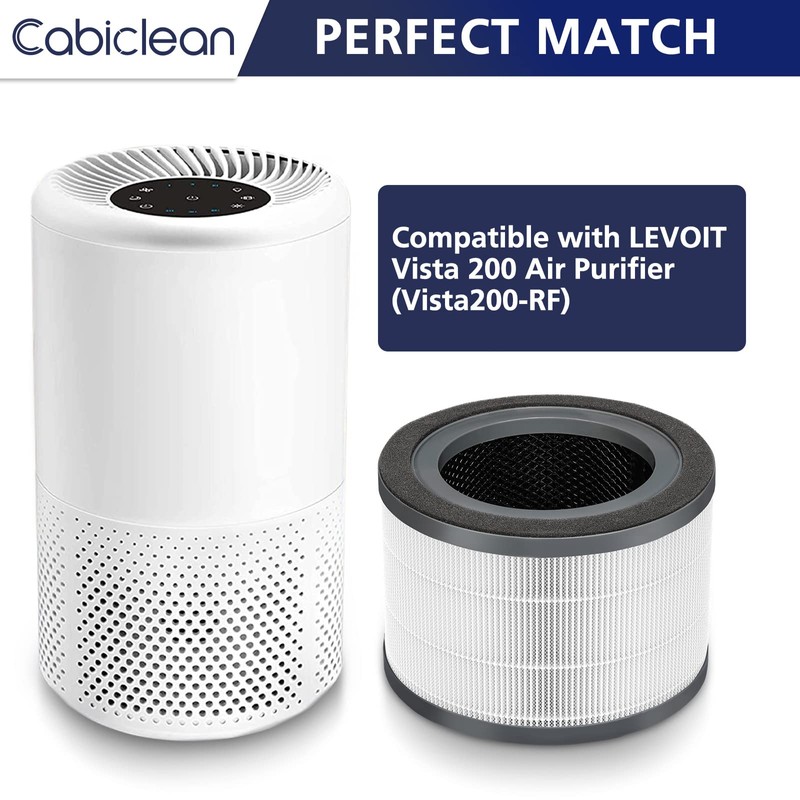 Vista 200 Air Purifier Replacement Filter Compatible with LEVOIT Vista