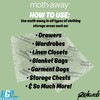 Richards Homewares Moth Away Herbal Repellent – 18 Jumbo Sachets