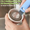 6 Pack 3 in 1 Cup Lid Gap Cleaning Brush