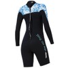 1.5MM Diving Onepiece Swimsuit Wetsuit Short Trousers for Snorkeling Surfing(Woman
