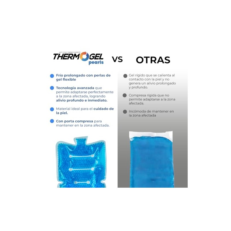 Thermo Gel Pearls Compresa Térmica para Frío Grande