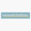 Ucsb Retro Bumper Sticker Window Vinyl Decal 5"