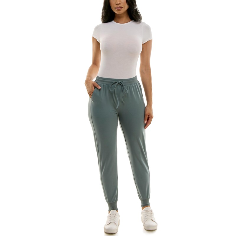 Zac & Rachel Women's Pull On Jogger Pant with Tie