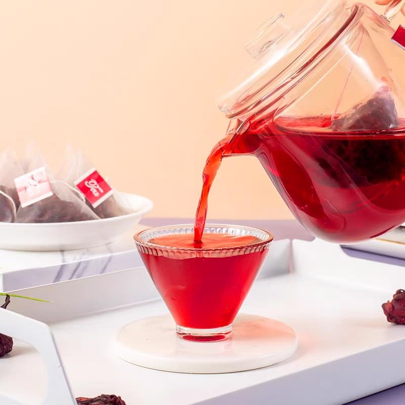 Hibiscus Flower Tea – 洛神花茶 – 100g/3.5oz (50 Pyramid Tea