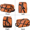 Retro Basketball Travel Toiletry Bag for Boys Men, Waterproof Hanging