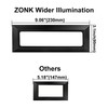 ZONK LED Step Lights 110V-240V Line Voltage, 3W 4000K Non-dimmable