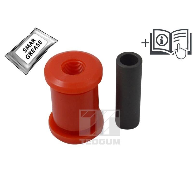 TEDGUM Rear Front Bearing Bush Leaf Spring Bonnet for Jeep