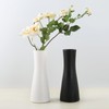 18cm Ceramic Bud Vase Tall Conic Flower Single Stem Vase