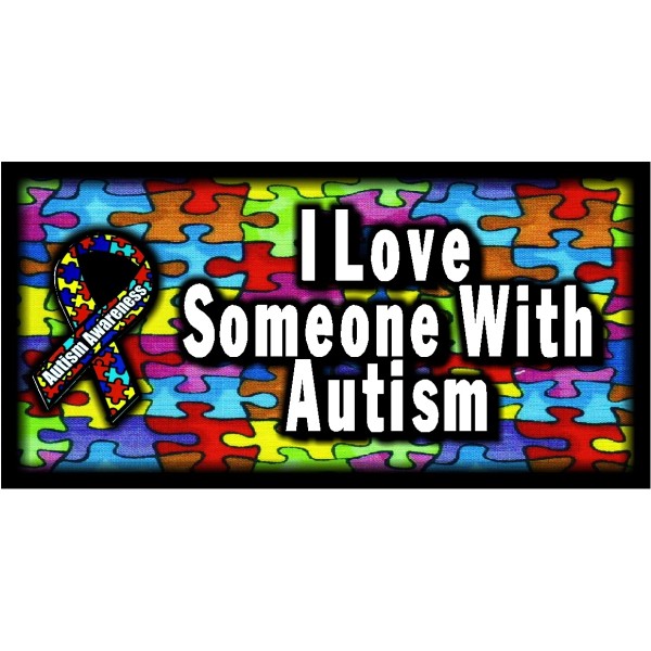 LPE Personalized Monogrammed Custom License Plate Auto Car Tag Autism