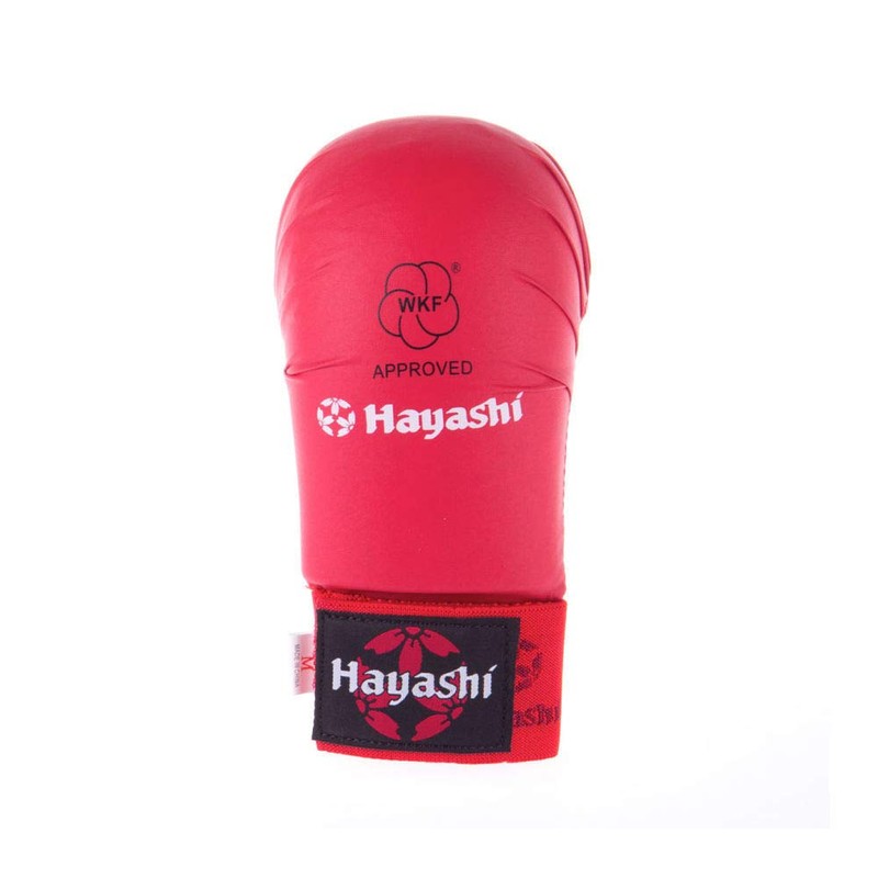 Hayashi Karate Fist Guard TSUKI (WKF Approved) - Red, Size