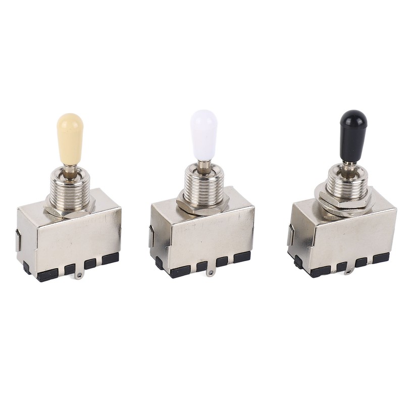3Pcs Electric Guitar Toggle Switch 3 Way Voice Changeover Shifter