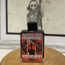 Santa Muerte/Holy Death Candle Oil 1/2oz - Color: Reversible/Reversible