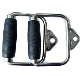 LAT Pull Down Bar,Rotating Press Down Bar,Tricep Rope,Strength Training Double D Row Handle Cable Attachment for Weight Workout,Cable Machine Accessories With Rubber Grips(1 Pairs)