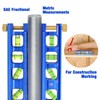 WORKPRO Magnetic Torpedo Level, Conduit Bending Level, Bubble Vials for