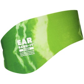 EAR BAND-IT Ultra Tie Dye Swimming Headband - Only Swimming Earring, Invented by ENT Doctor - Block Waterproof Earplugs - Sizes for Children and Adults - Recommended Water Protection for