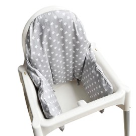 ZARPMA Inflatable Cushion Inner Cover Compatible for Antilop Highchair (Cover Only) (Grey Stars)