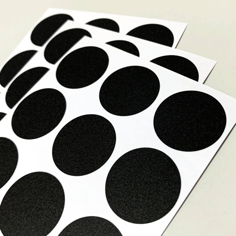 300-Pack, 2.5cm Round Chalkboard Sticker Labels, Reusable and Waterproof