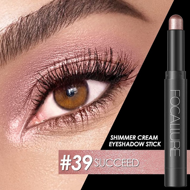Eyeshadow Pen, Cream Eyeshadow Pen, Glitter and Matte Eyeshadow, Waterproof,