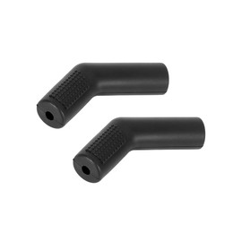 Motoforti 2pcs Black Motorcycle Gear Shifter Protector Cover Cylindrical Long-lasting