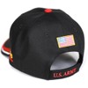 Big Boy Tuskegee Airmen S164 Mens Cap [Black - Adjustable]