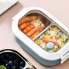 Lunch Box, Portable Leak-Proof Lunch Container Cute Design Stainless Steel