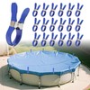 18PCS Pool Cover Clips for Above Ground Pools, 4.7 Inch