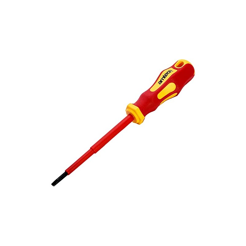 Amtech L0658 4mm x 100mm Slotted VDE 1000V Electrical Screwdriver