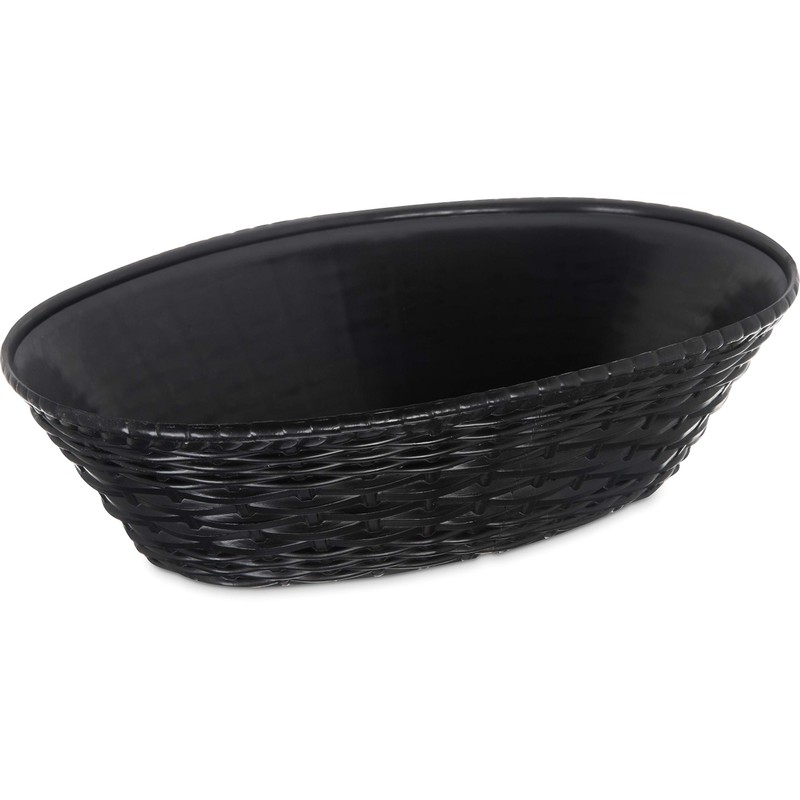Carlisle FoodService Products 650403 WeaveWear Oval Serving Basket, 9" x