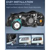 Nilight Headlight Assembly Compatible with 2004 2005 2006 Hyundai Elantra