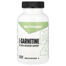 NutraBio NutraBio L-Carnitine 90 Capsules 500mg Carnitine Supplement Per Capsule, NutraBio NutraBio L-Carnitine 500mg 9, 1 / NutraBio 뉴트라바이오 L-카르니틴 90 캡슐 캡슐당 500mg 카르니틴 보충제, NutraBio 뉴트라바이오 L-카르니틴 500mg 9, 1