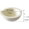 LLF Ceramic Crucible Dish Oven Melt Casting Refinement Gold Silver