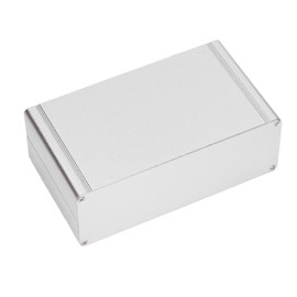 Aluminium Electric Box, Matte Silver 2.44 x 7.01 x 3.94in Split Type Electric Project Enclosure DIY Junction Box as Amplifier Housing Circuit Board