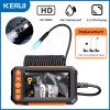 KERUI 1M 1080P HD Industrial Endoscope LCD 4.3'' 8mm Inspection