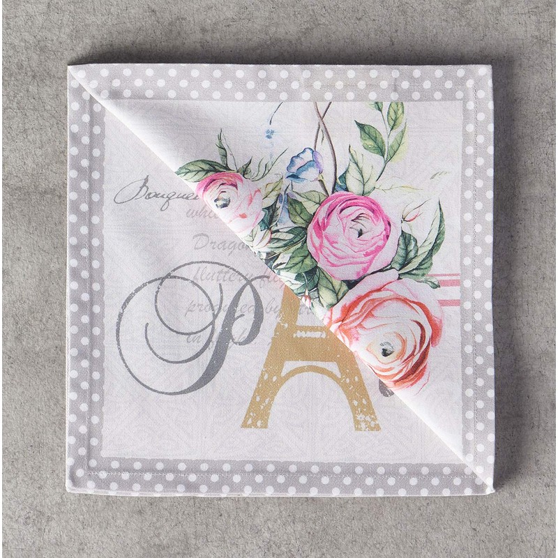 Maison d' Hermine Cloth Napkin 100% Cotton (45cm x 45cm)