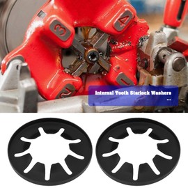 SG Store 20Pcs Internal Tooth Washers Clamping Disc Shaft Bearing Star Lock Washers for 20mm Shaft Vehicle Wheel Furniture 19x38.2mm BlackD