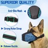 Dog Muzzle, Air Mesh Breathable Muzzle for Medium Large Sized