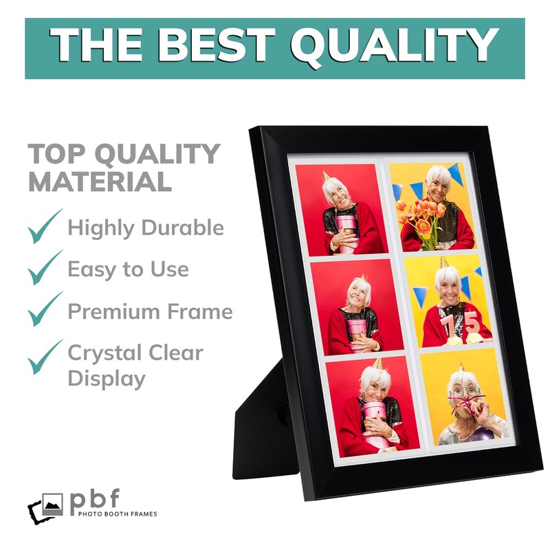 Photo Booth Frames - Double 2x6 Inch Photo Strip Frame