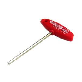 German T-shaped Allen Wrench, 0.2 inch (4 mm), 334-4-100 Red DAIKITOOL