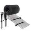 com-four® Gutter protection set 6 meters for house, carport, stable