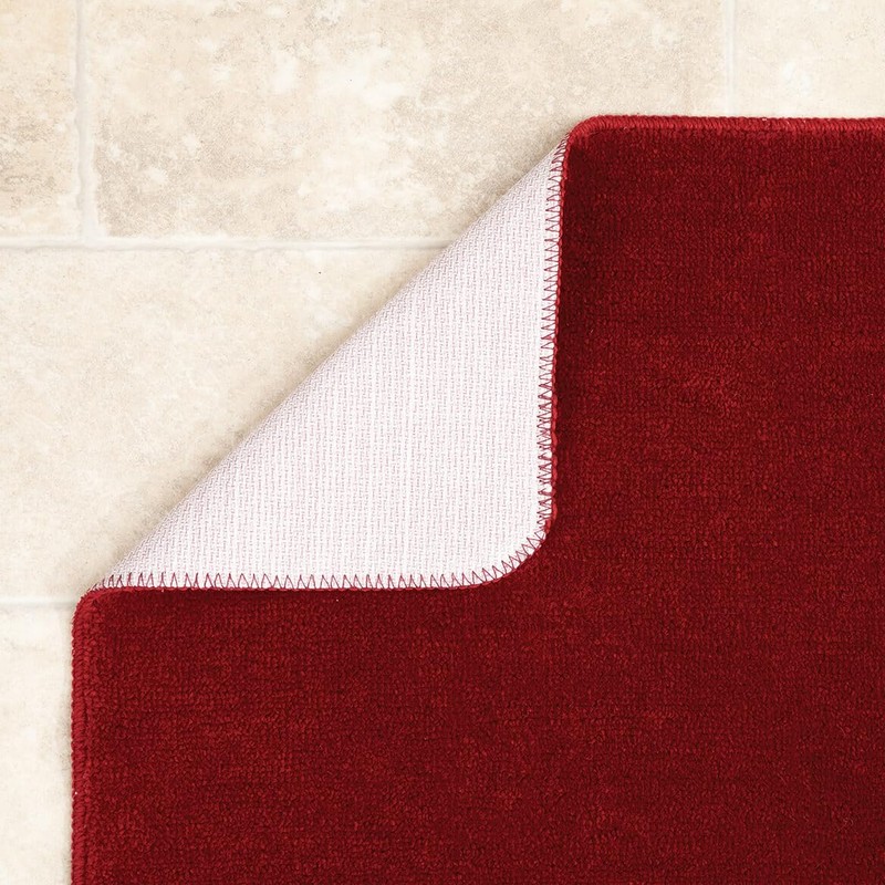 Miles Kimball Burgundy 5 Piece Bath Set