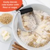 Stainless Steel Pastry Cutter and Dough Blender Set - Professional