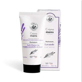 Maison du Savon de Marseille - French Hand Cream - Natural Organic Moisturiser made with Lavender from Provence - 75 ml Tube