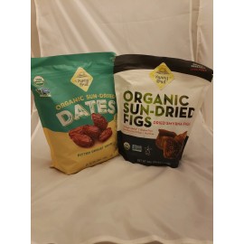 Sunny Fruit Organic Sun Dried Smyrna Figs And Pitted Deglet Nour Dates Bundle 5.5Lbs Total