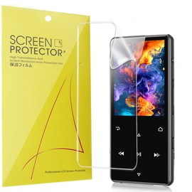 Lamshaw Compatible for AGPTEK MP3 Player Screen Protector, [6 Pack] Full Coverage TPU Clear Film Compatible with AGPTEK M6 2.4 inch MP3 Player (6 Pack)